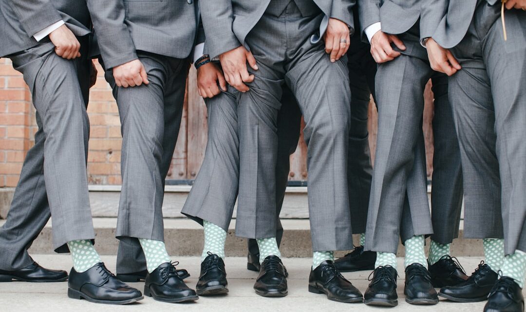 Photo pants for wedding