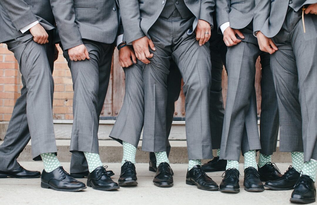 Photo pants for wedding
