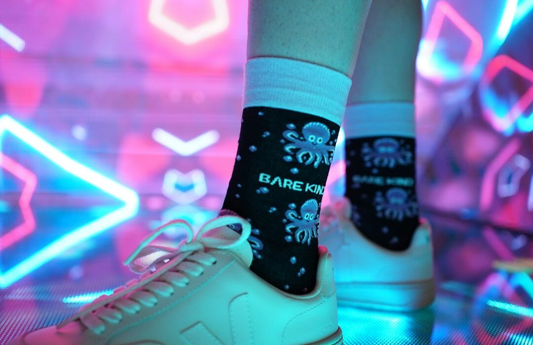 Photo over-the-knee socks